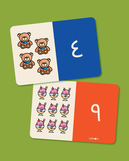 Number Flashcards (Arabic)